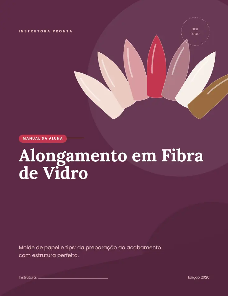 Manual como você recebe, com espaço para o seu logo