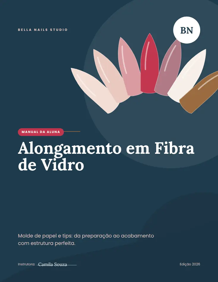 Manual editado com a marca de exemplo Bella Nails Studio